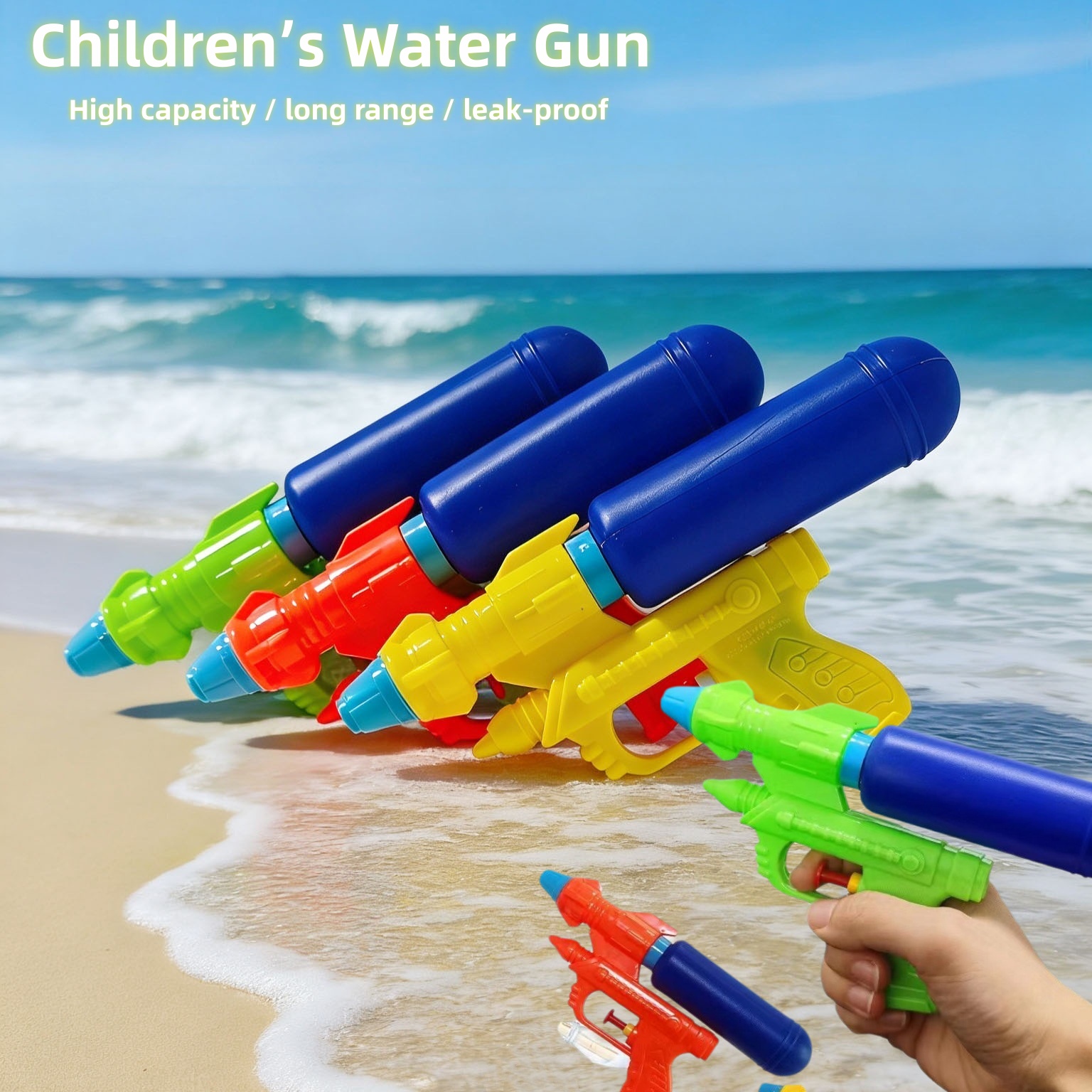 Kids Outdoor Play Area - Portable Kids Water Gun Toy Summer
