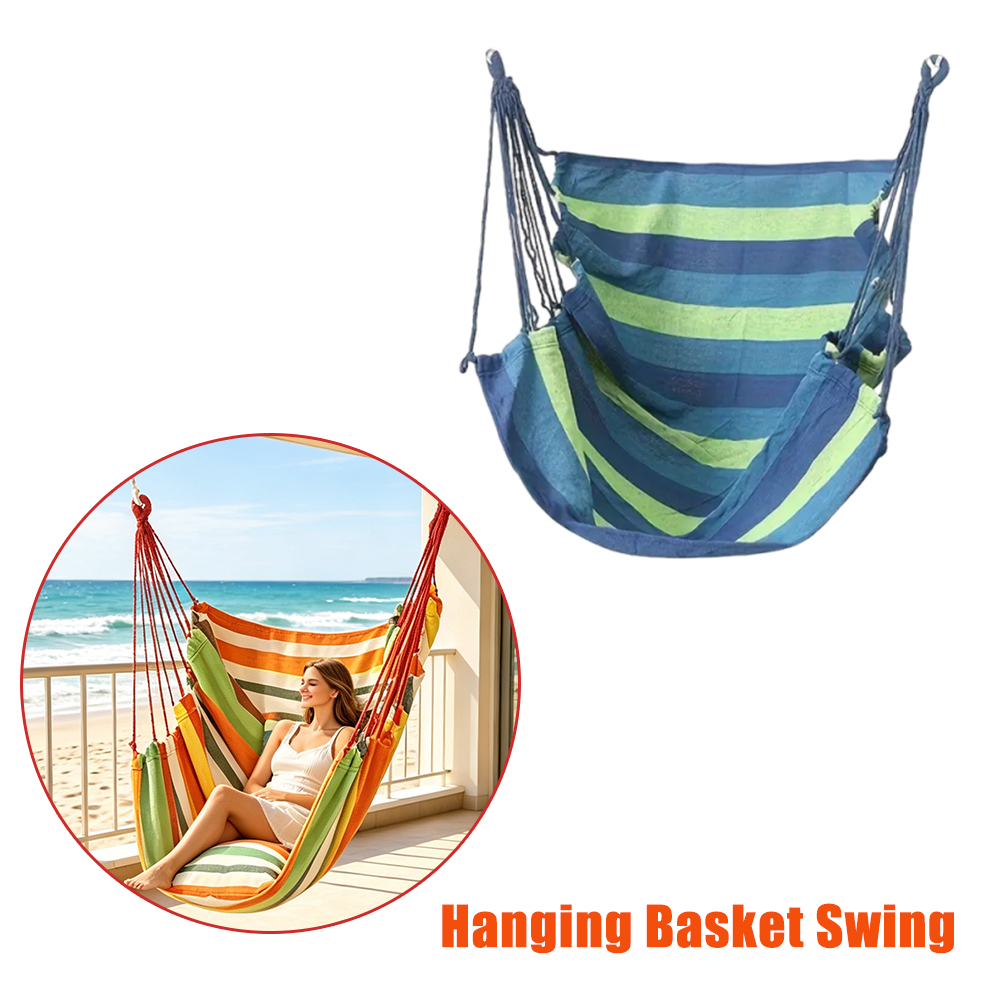 Kids Outdoor Seating - Hanging Basket Swing Chair Outdoor for
