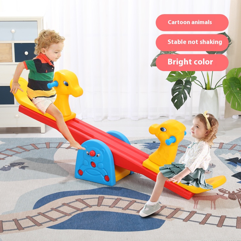 Kids Outdoor Activity Toys - Outdoor Countyard Animal Seesaw Board Toys