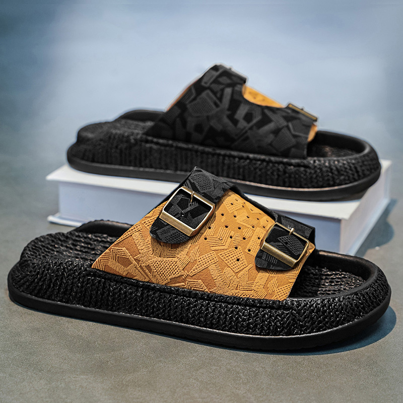Kids Outdoor Tools - Men's fashion casual slippers summer soft-sole