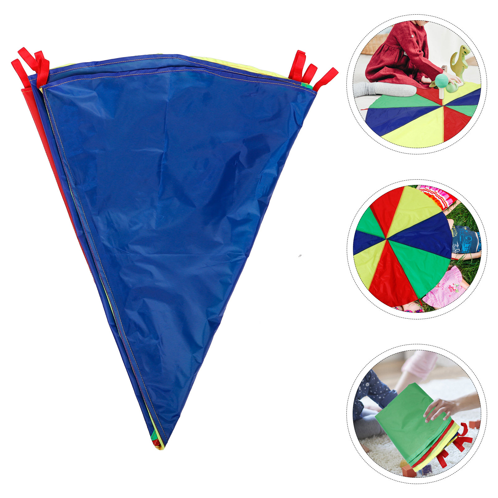 Kids Outdoor Playground - Rainbow Parachute Kindergarten Outdoor Props 8