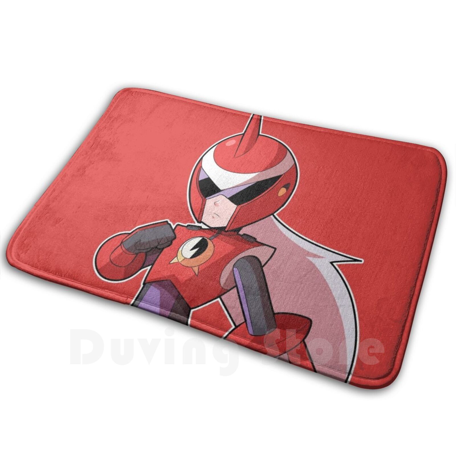 Kids Outdoor Floor Cushions - Mini Protoman Exe Carpet Mat Rug