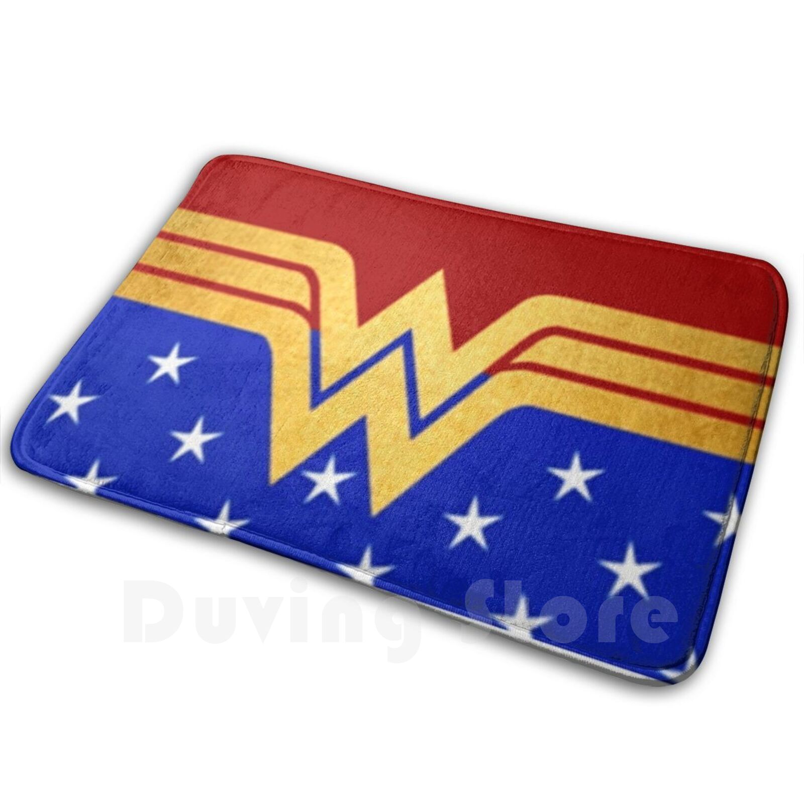Kids Outdoor Floor Cushions - Golden Retro Wonder Womn Comic (