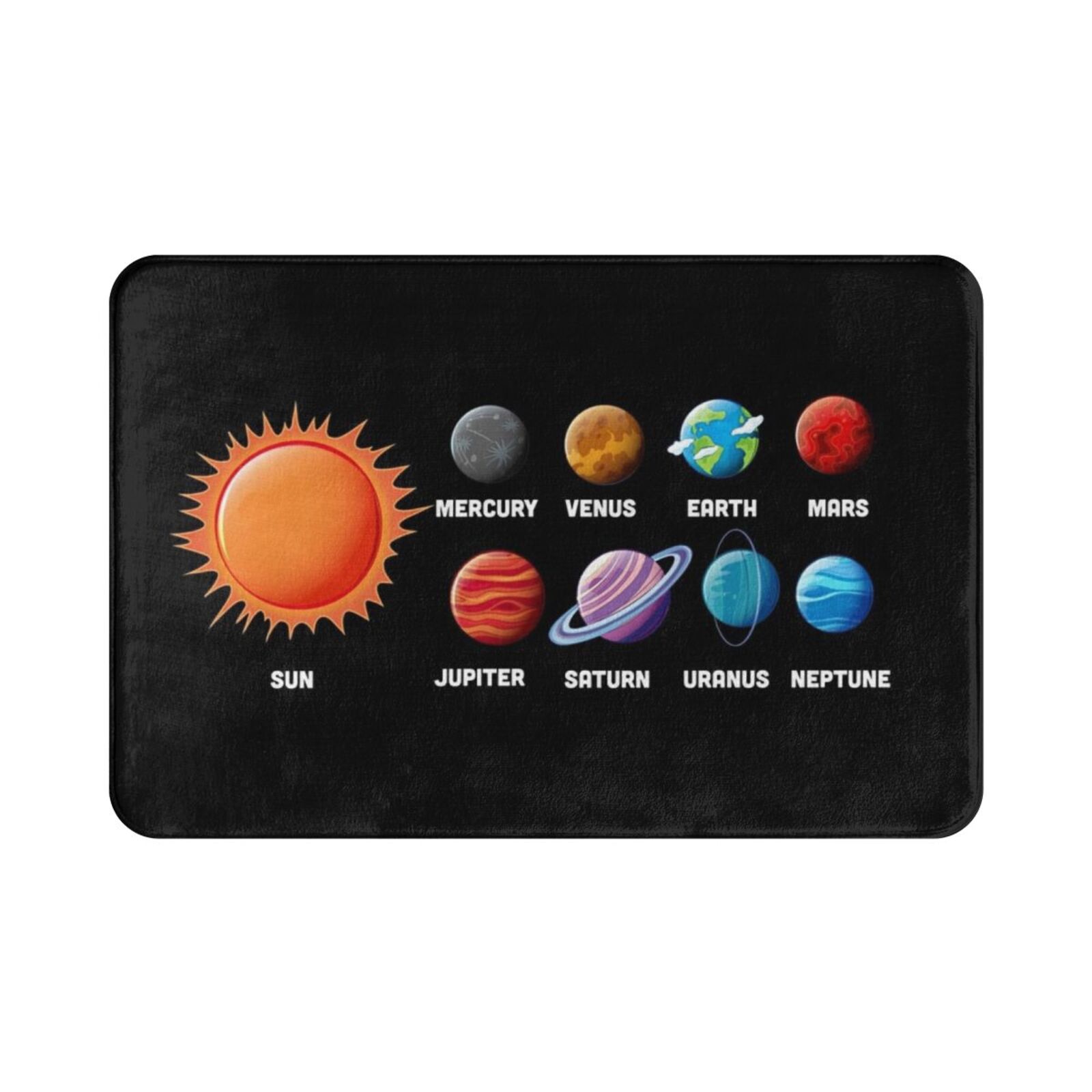 Solar System Planets With Name - Kids Outdoor Floor Cushions reseña y precio