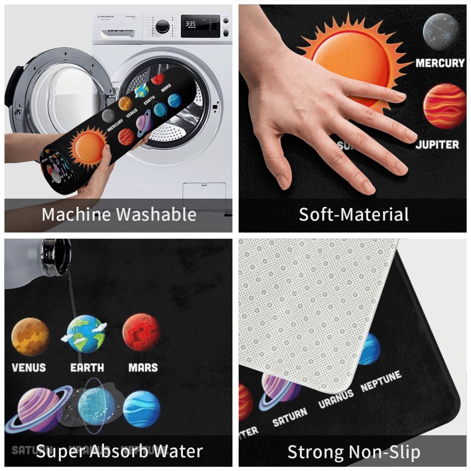 Solar System Planets With Name - Kids Outdoor Floor Cushions reseña y precio