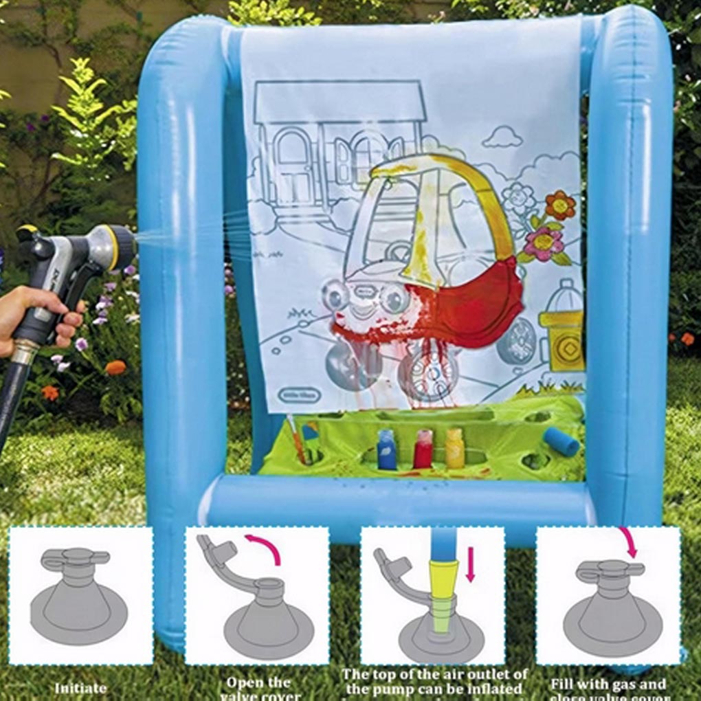 PVC Portable Outdoor Easel Ver - Kids Outdoor Easel reseña y precio