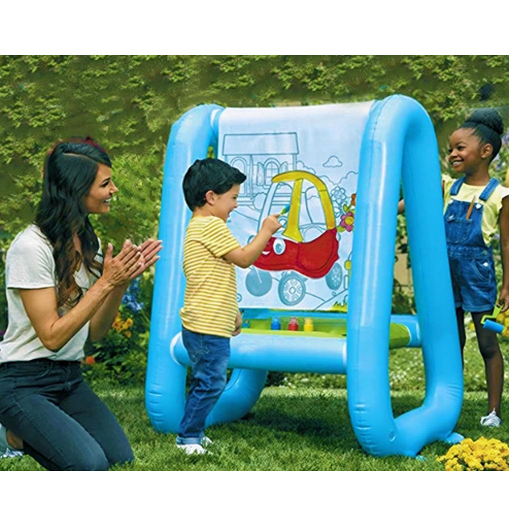 PVC Portable Outdoor Easel Ver - Kids Outdoor Easel reseña y precio