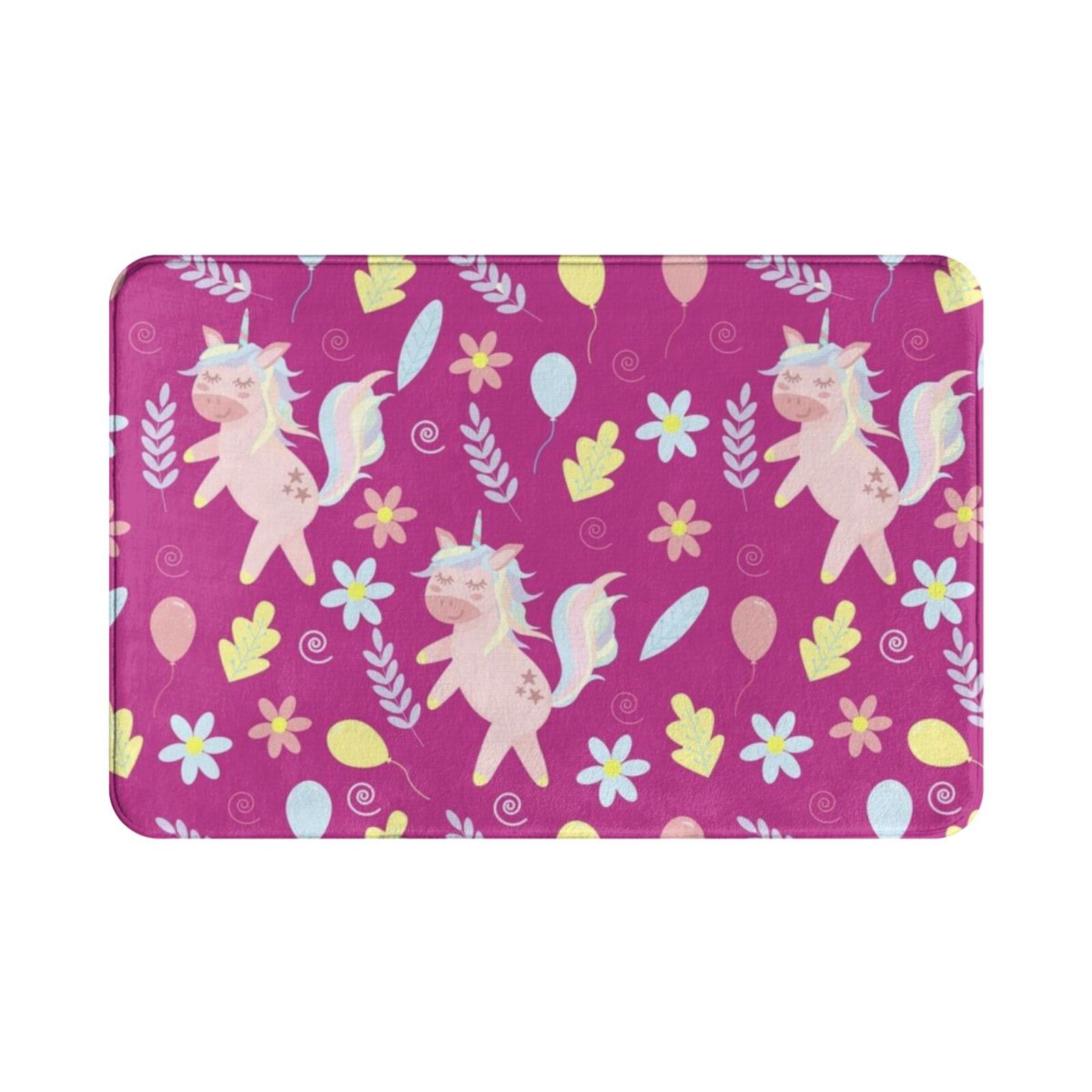 Dancing Unicorn Pattern On Bri - Kids Outdoor Floor Cushions reseña y precio
