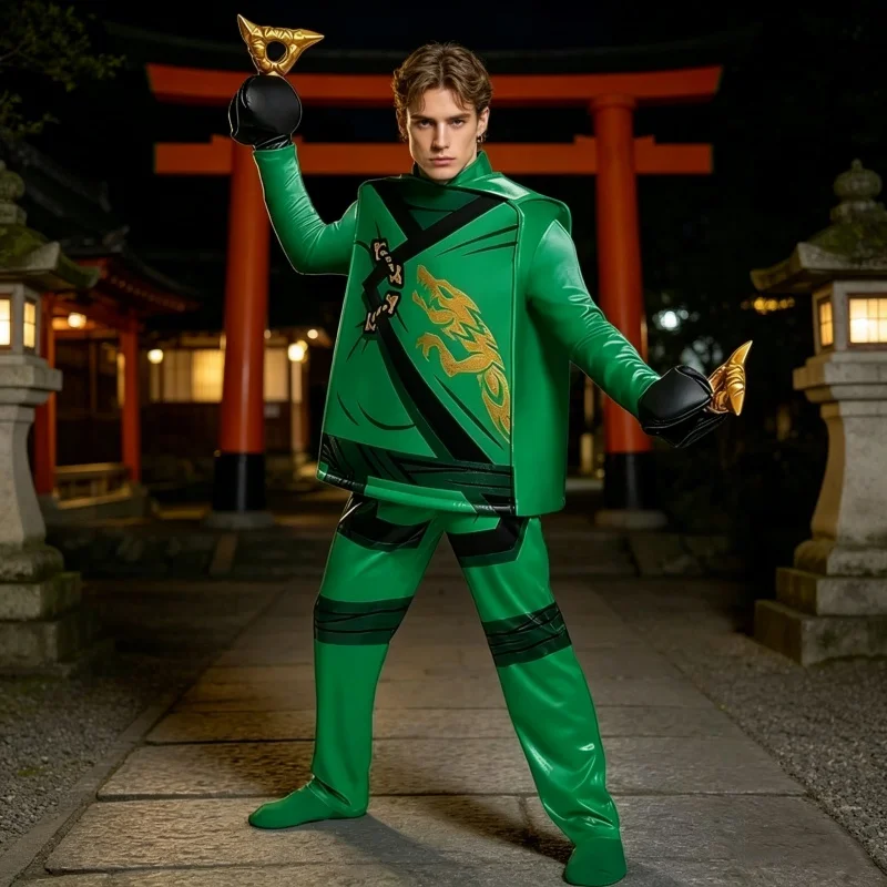 Kids Halloween Ninja Costume N - Kids Outdoor Ninja Warrior Course reseña y precio