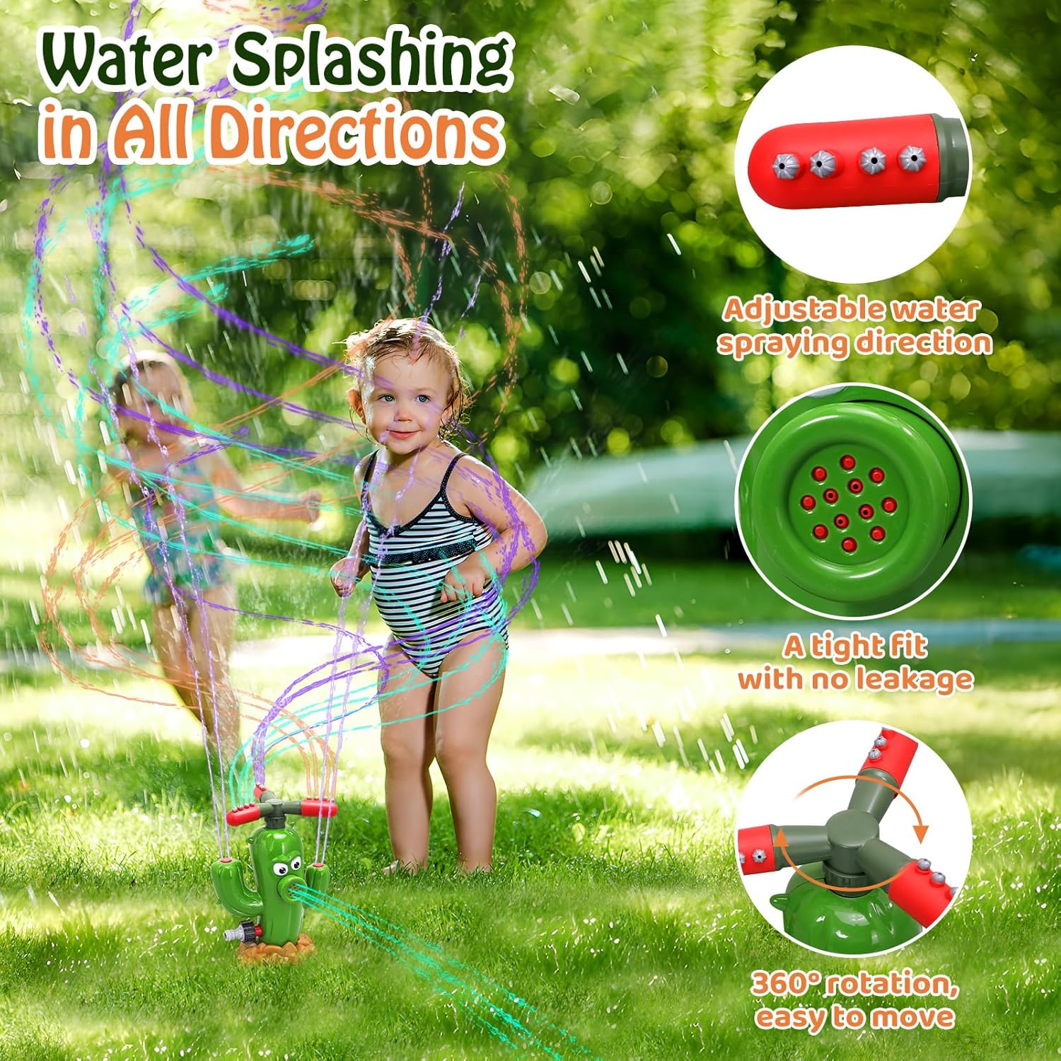 Water Spray Toy Cactus Sprinkl - Kids Outdoor Play Area reseña y precio