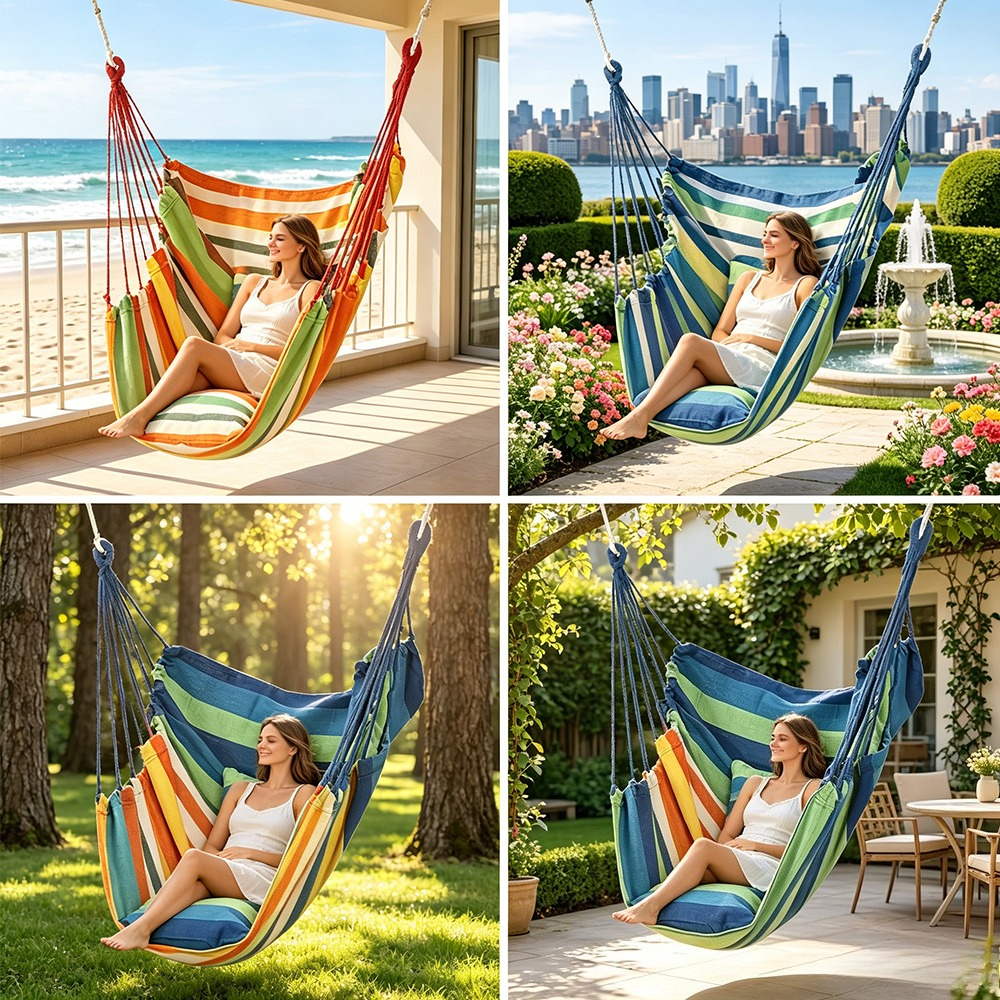 Hanging Basket Swing Chair Out - Kids Outdoor Seating reseña y precio