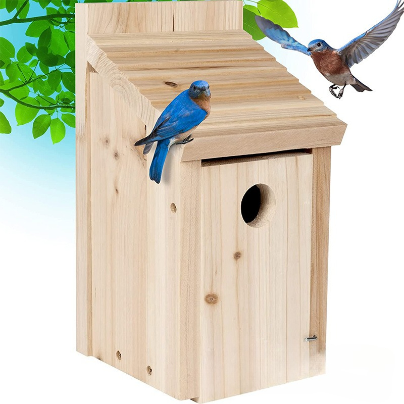 Outdoor Wooden Bird House Nest - Kids Outdoor Play Area reseña y precio