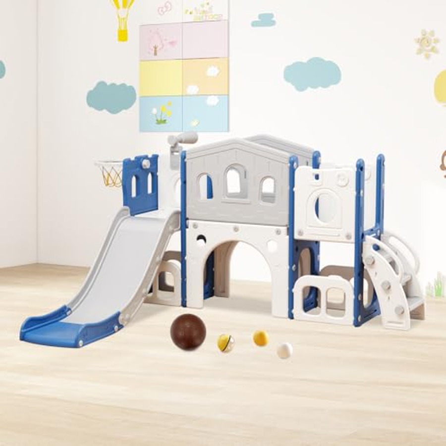 8 in 1 Toddler Slide Set Kid S - Kids Outdoor Playground reseña y precio