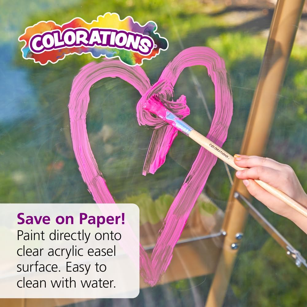 2-Way Indoor/Outdoor Acrylic P - Kids Outdoor Easel reseña y precio