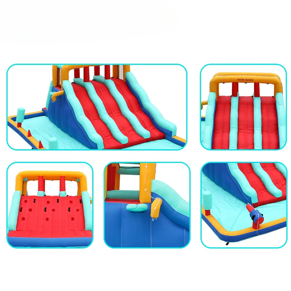 Outdoor Inflatable Bouncy Cast - Kids Outdoor Playground reseña y precio
