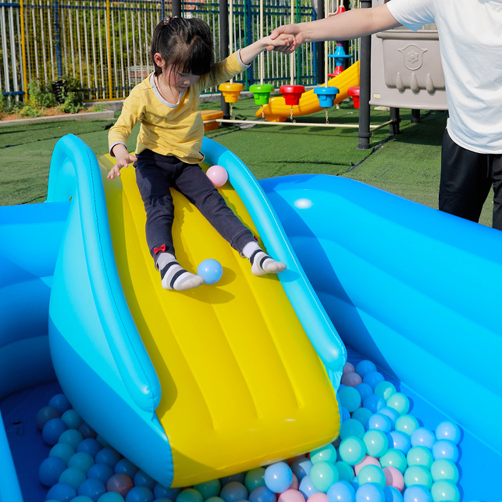 Inflatable Pool Slide Toddler  - Kids Outdoor Play Area reseña y precio