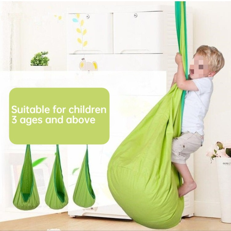1Pc Kids Pod Swing Seat Cotton - Kids Yellow Outdoor Chair reseña y precio