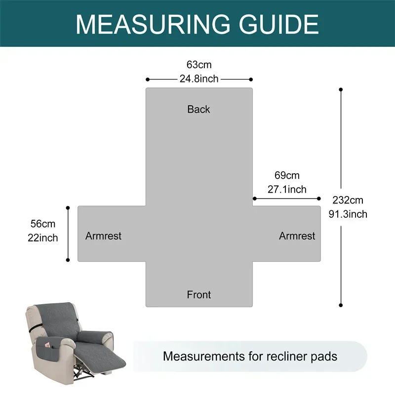 1PC Recliner Sofa Cover Pet Do - Kids Outdoor Seating reseña y precio