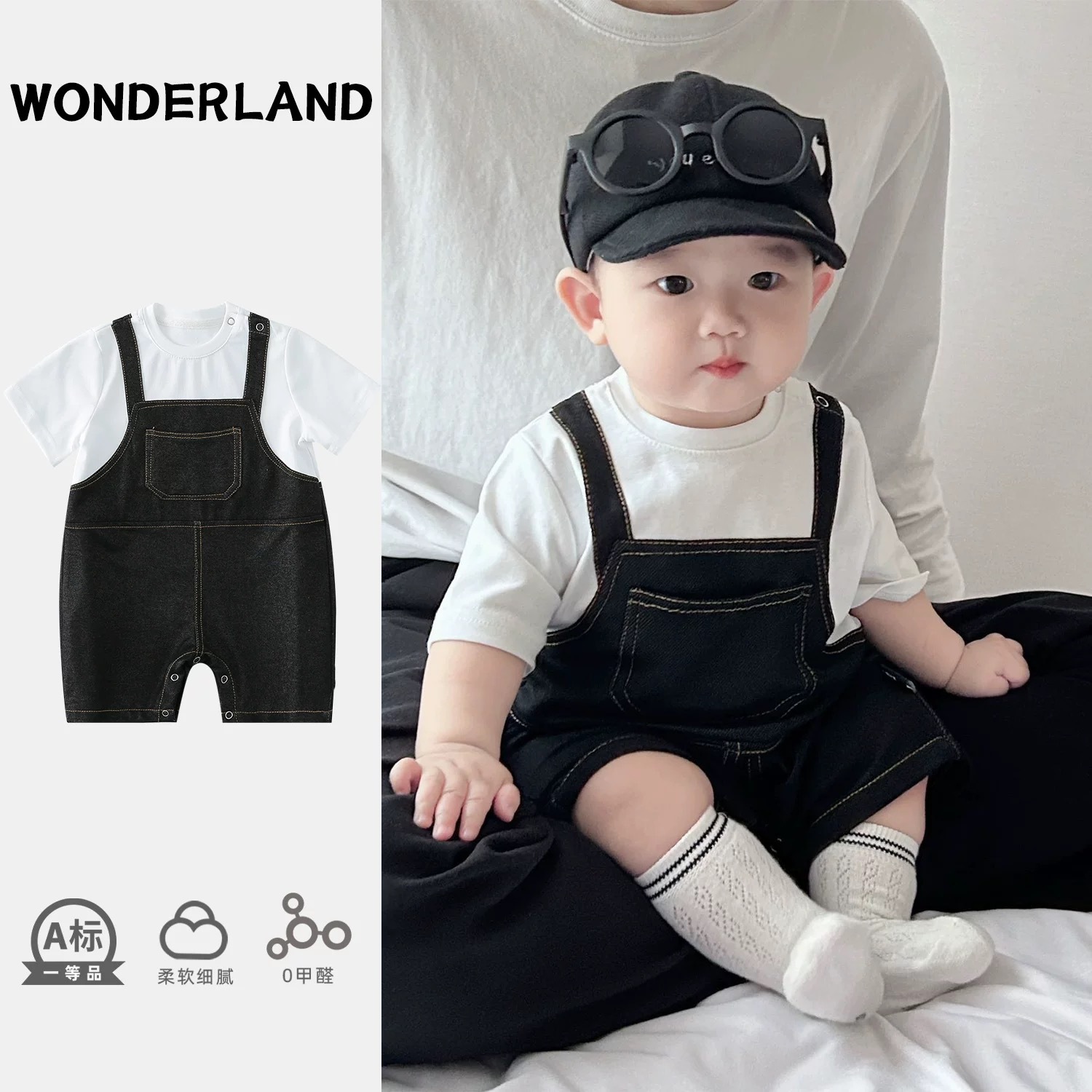 Newborn Baby Clothes Summer Ju - Kids Outdoor Jumpsuit reseña y precio
