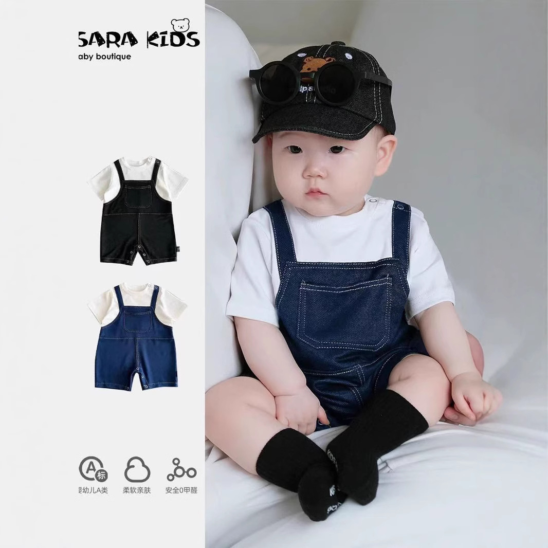 Newborn Baby Clothes Summer Ju - Kids Outdoor Jumpsuit reseña y precio