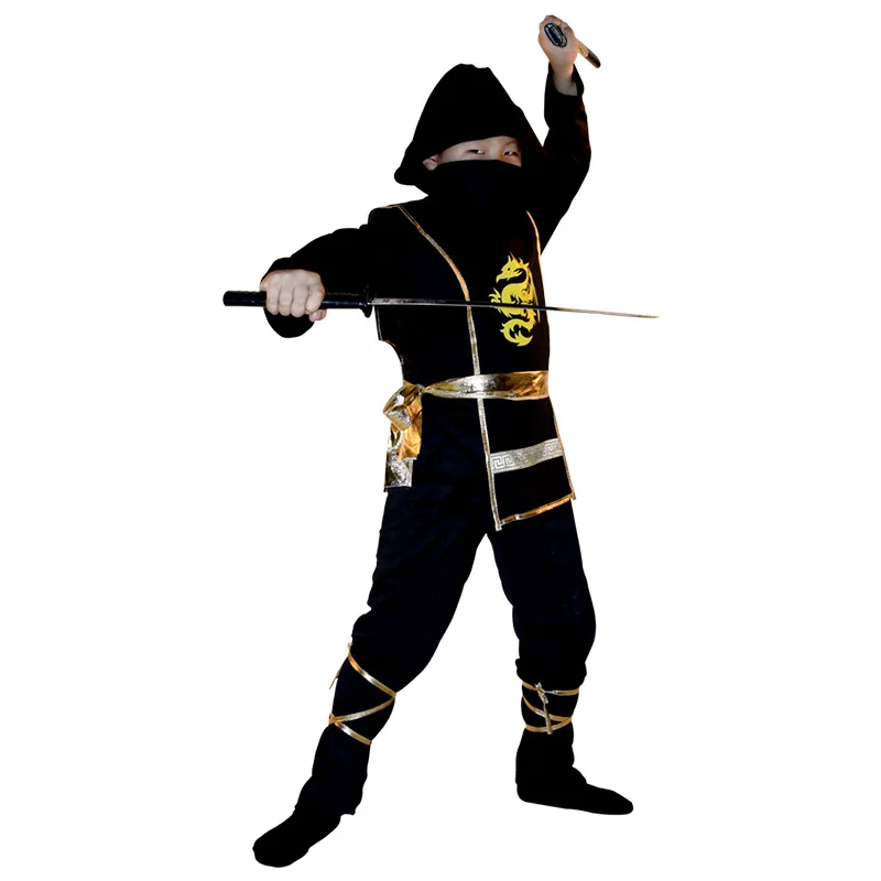 New Red Ninja Costume Boy Hall - Kids Outdoor Ninja Warrior Course reseña y precio