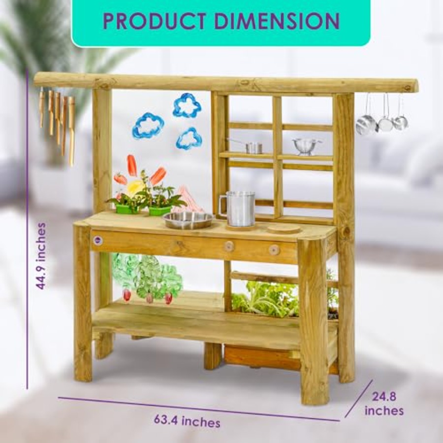 Outdoor kids play kitchen for  - Kids Outdoor Easel reseña y precio