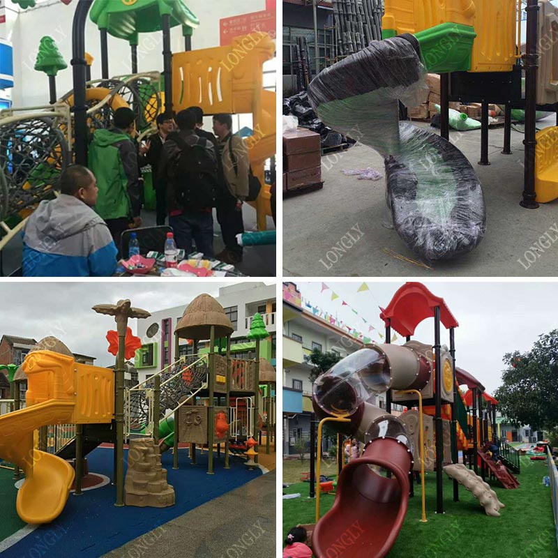 Castle Style Kids Slide for Ou - Kids Outdoor Playground reseña y precio