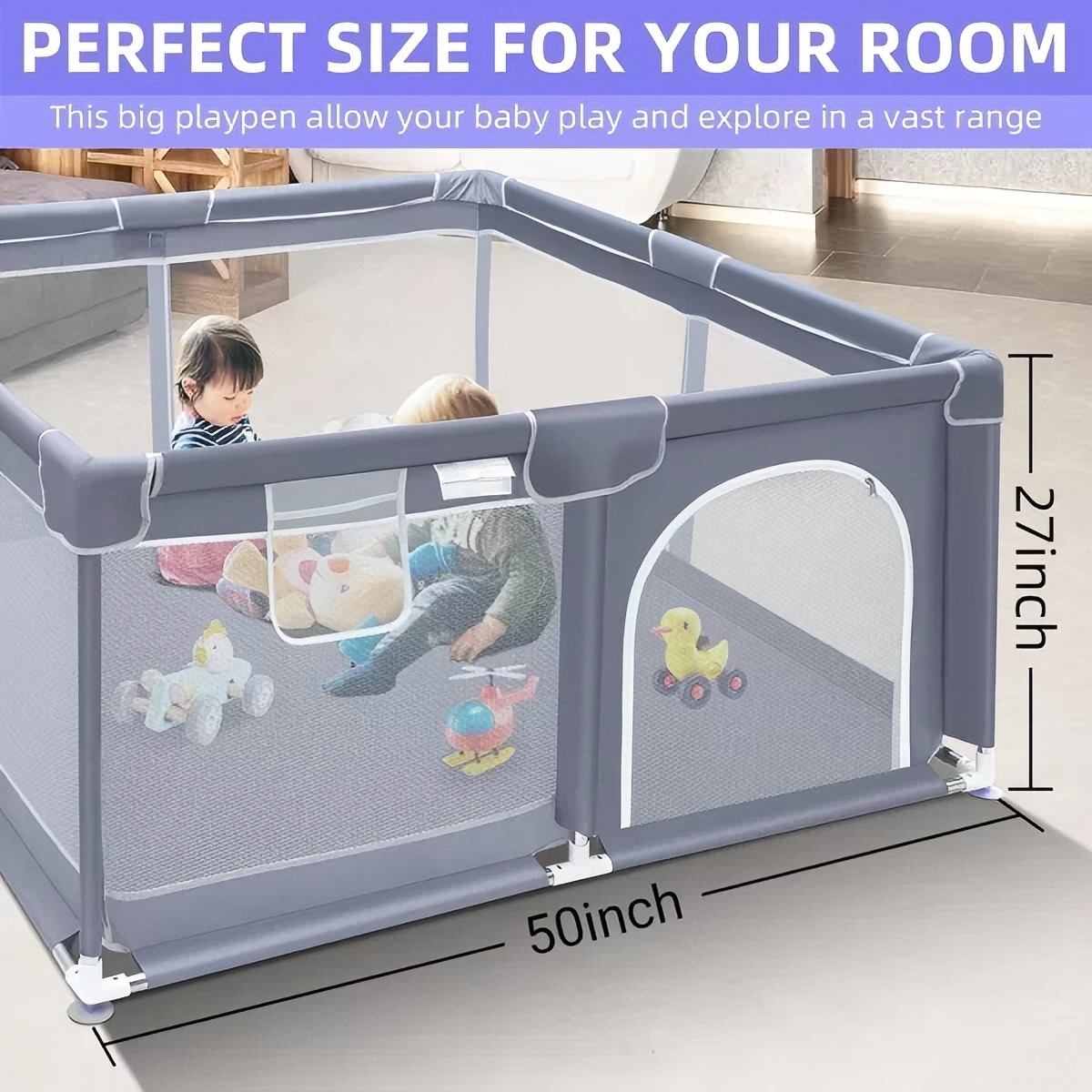 Baby Playpen, Extra Large Play - Kids Outdoor Play Area reseña y precio