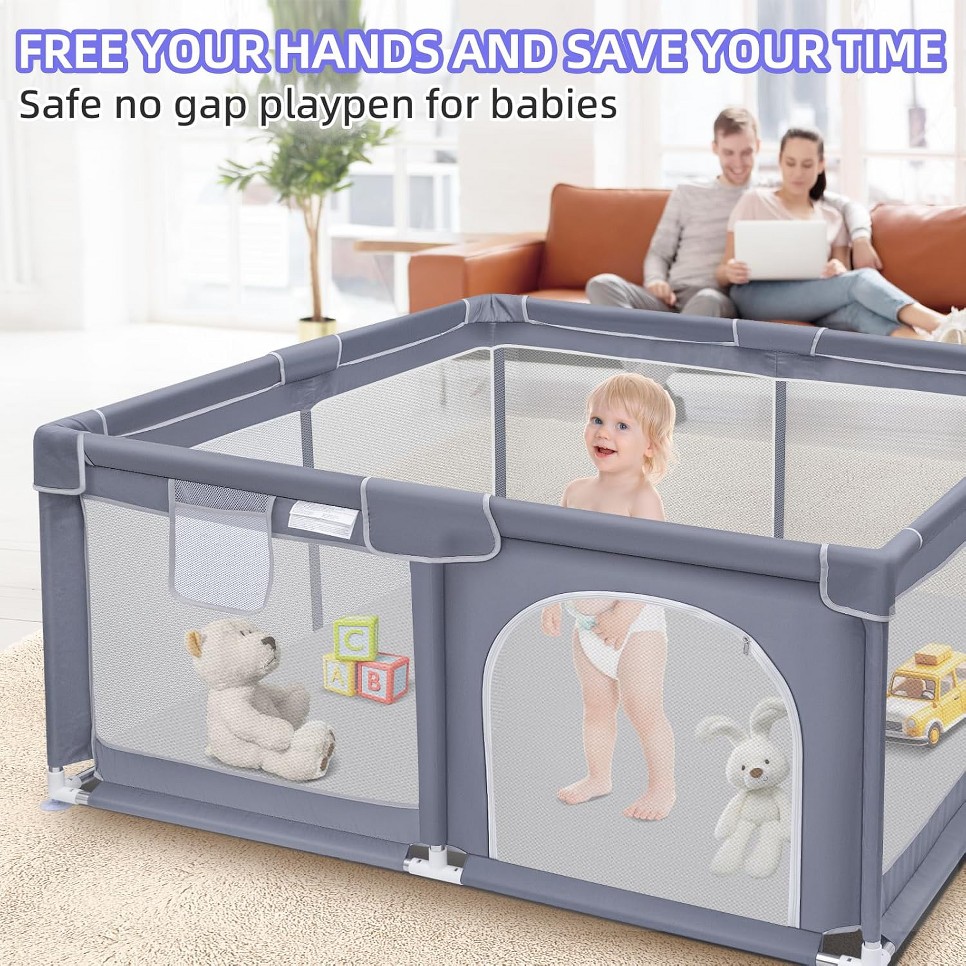 Baby Playpen, Extra Large Play - Kids Outdoor Play Area reseña y precio