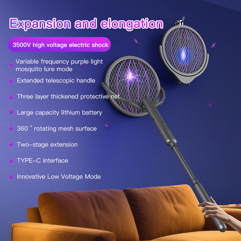 Rotating Mosquito Head Bug Zap - Bug Catching Kit reseña y precio