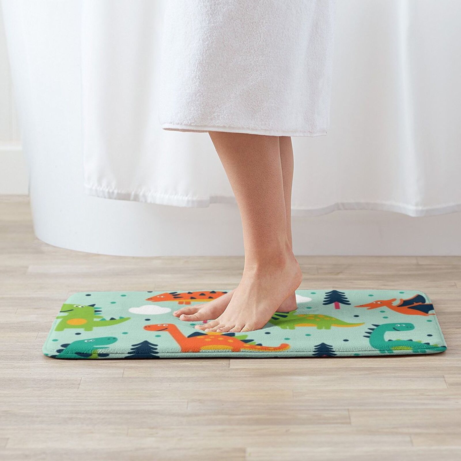 Dino Pattern 2 Soft Non-Slip M - Kids Outdoor Floor Cushions reseña y precio
