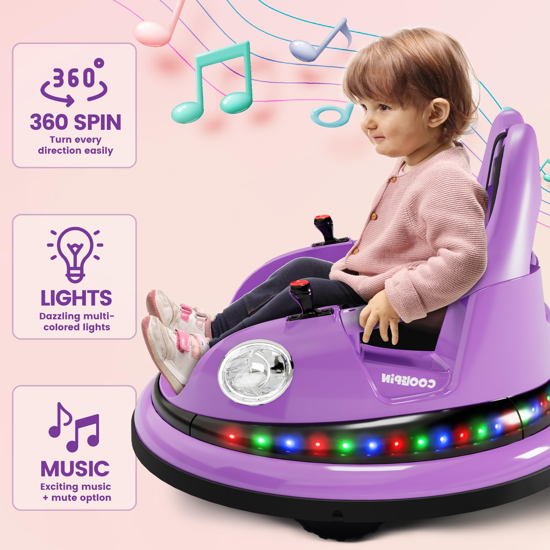 12V Kids Electric Bumper Car B - Kids Outdoor Ride On reseña y precio