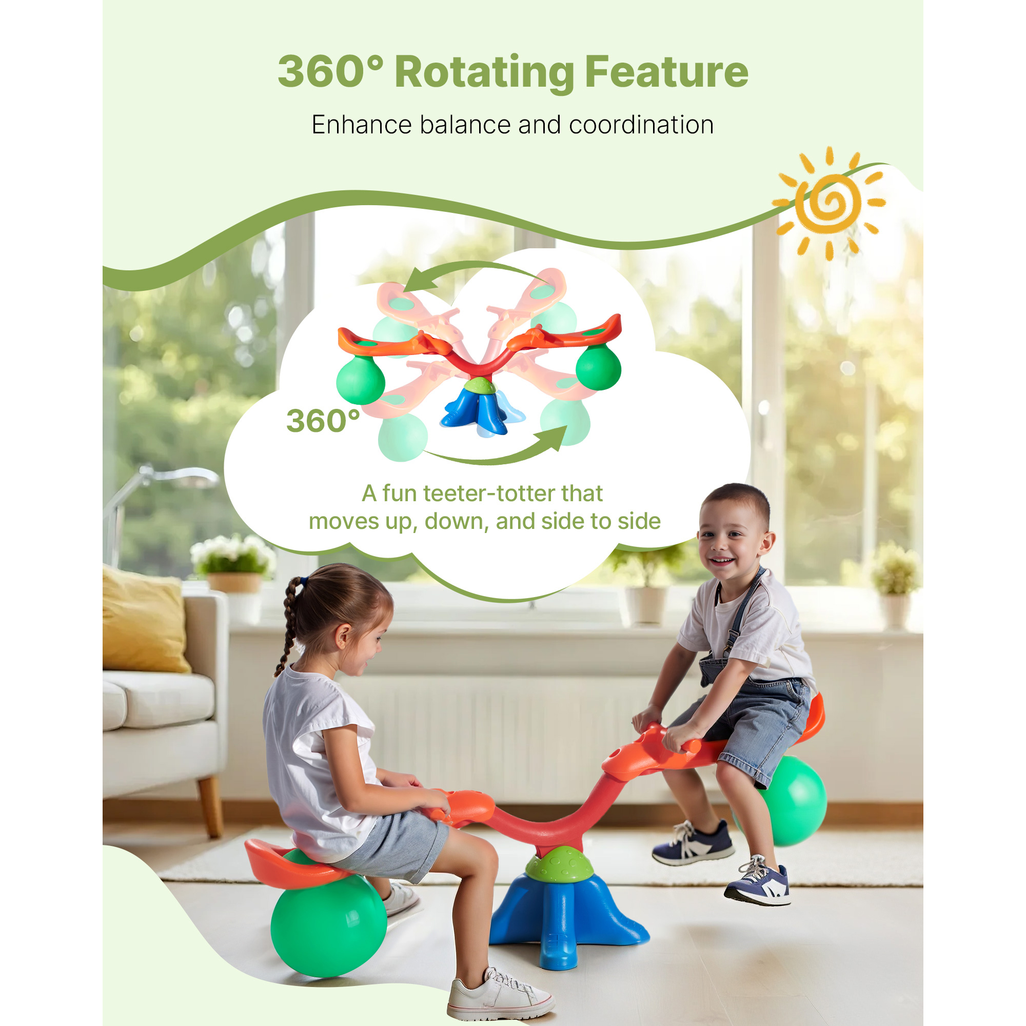 SucceBuy Kids Seesaw 55Lbs per - Kids Outdoor Playground reseña y precio