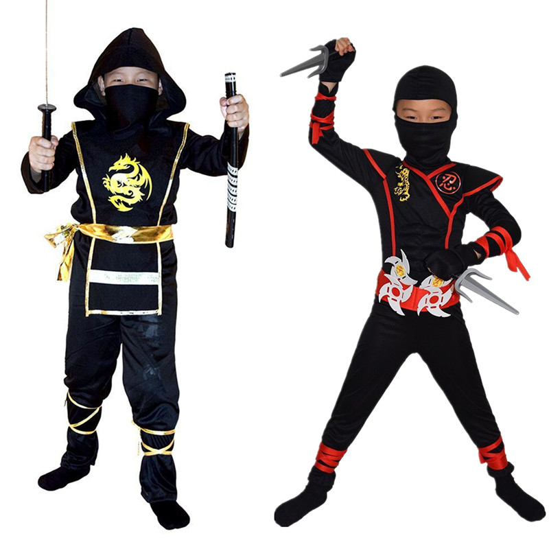 Ninja Costume Boy Halloween Ki - Kids Outdoor Ninja Warrior Course reseña y precio