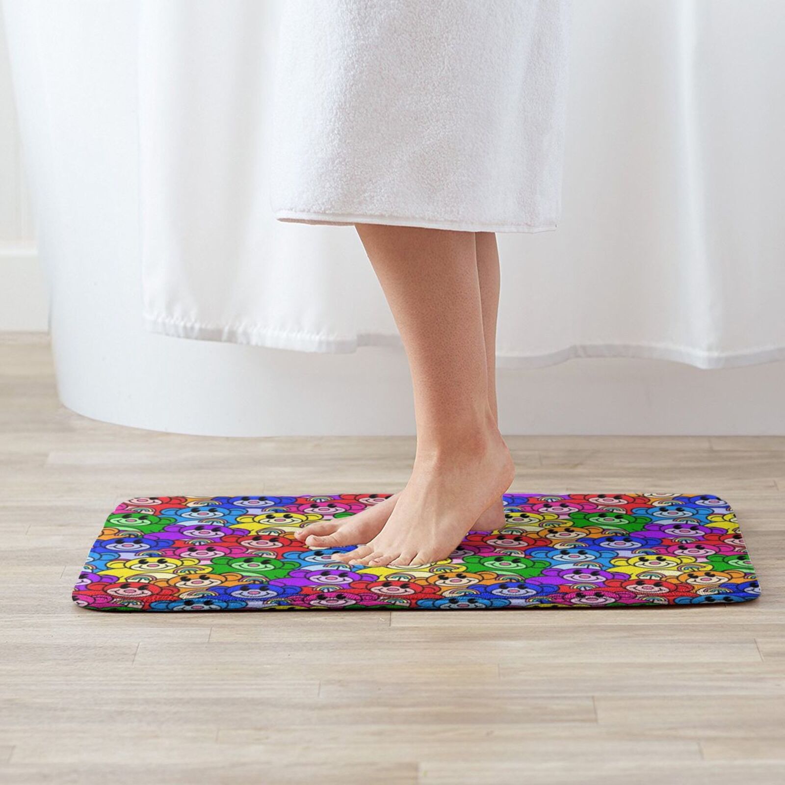 Rainbow Monkeys Carpet Mat Rug - Kids Outdoor Floor Cushions reseña y precio
