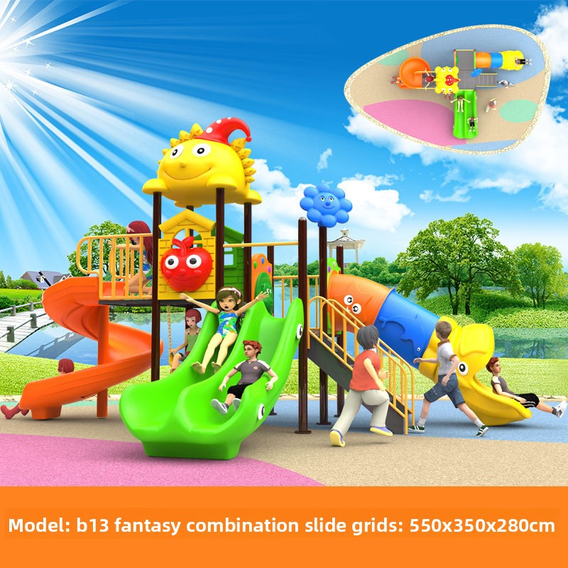 Toy Playground with Swing and  - Kids Outdoor Swing And Slide reseña y precio
