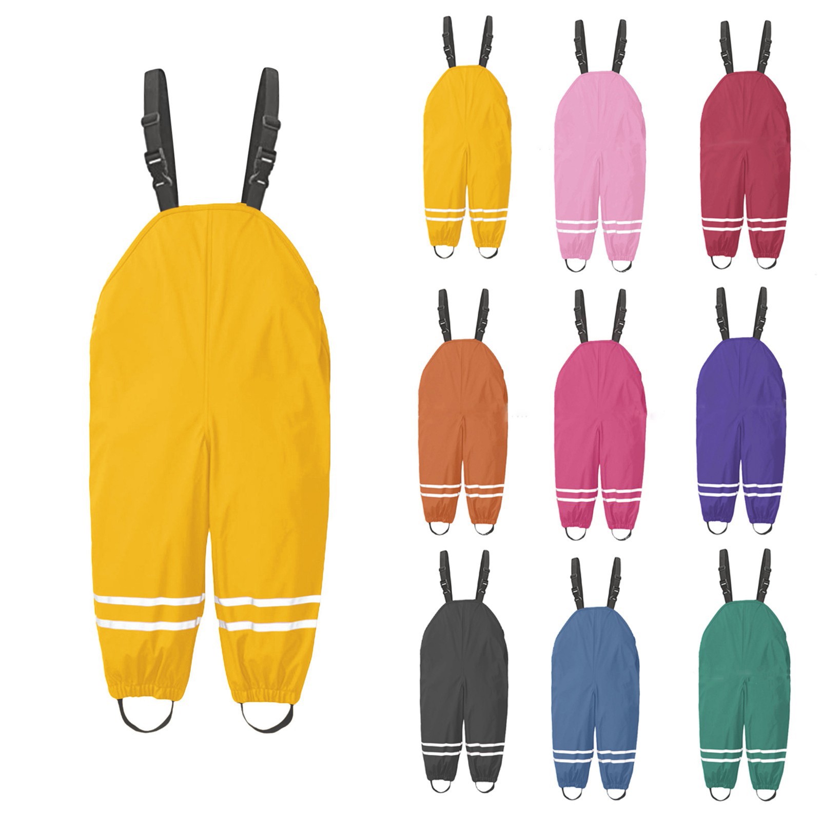 1-8Y Rain Pants Toddler Kids R - Kids Outdoor Jumpsuit reseña y precio