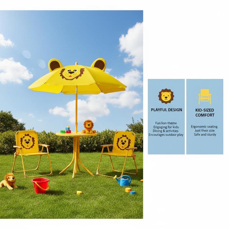 Outdoor Kids Garden Furniture  - Kids Yellow Outdoor Chair reseña y precio