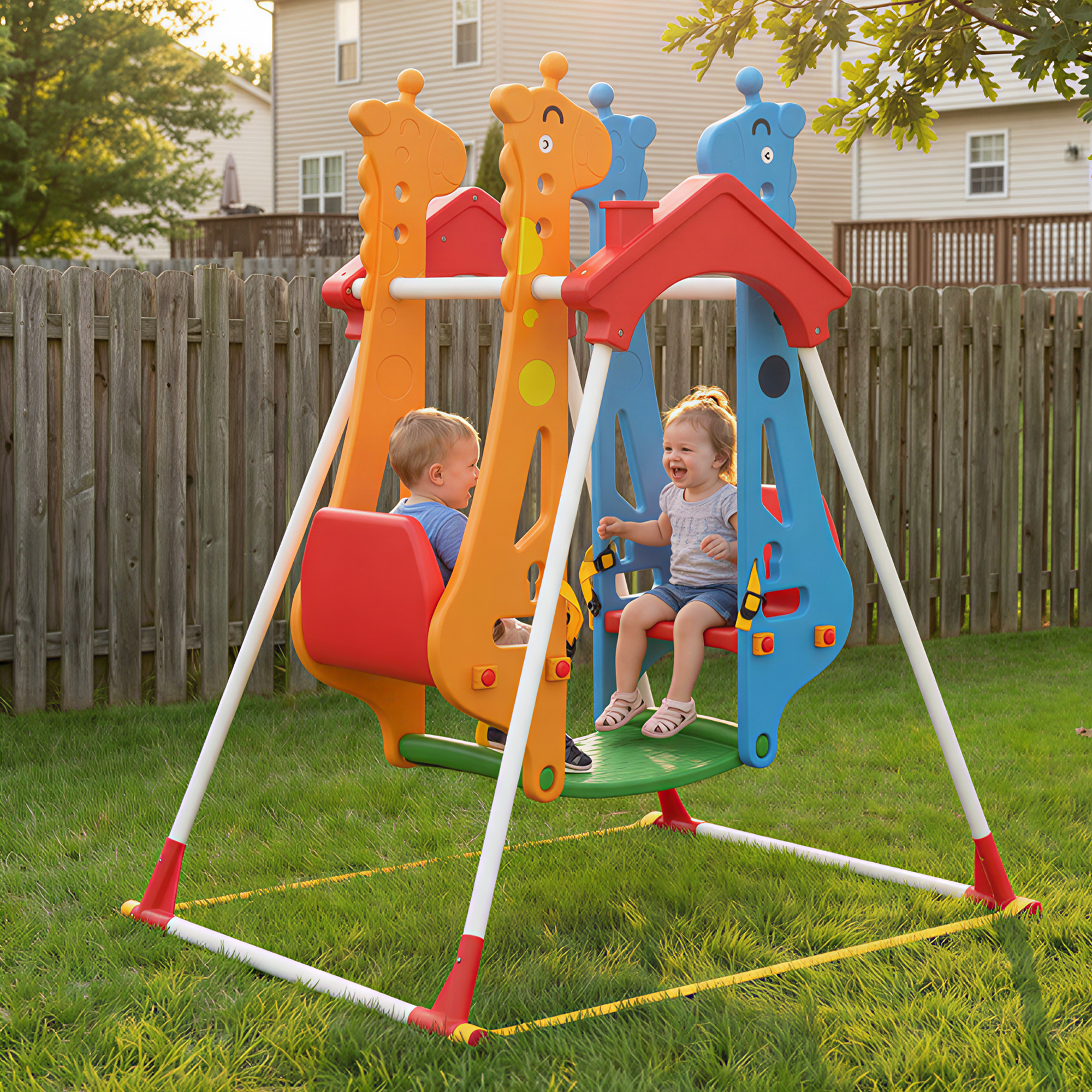 Face To Face Kids Swing Stable - Kids Outdoor Swing And Slide reseña y precio