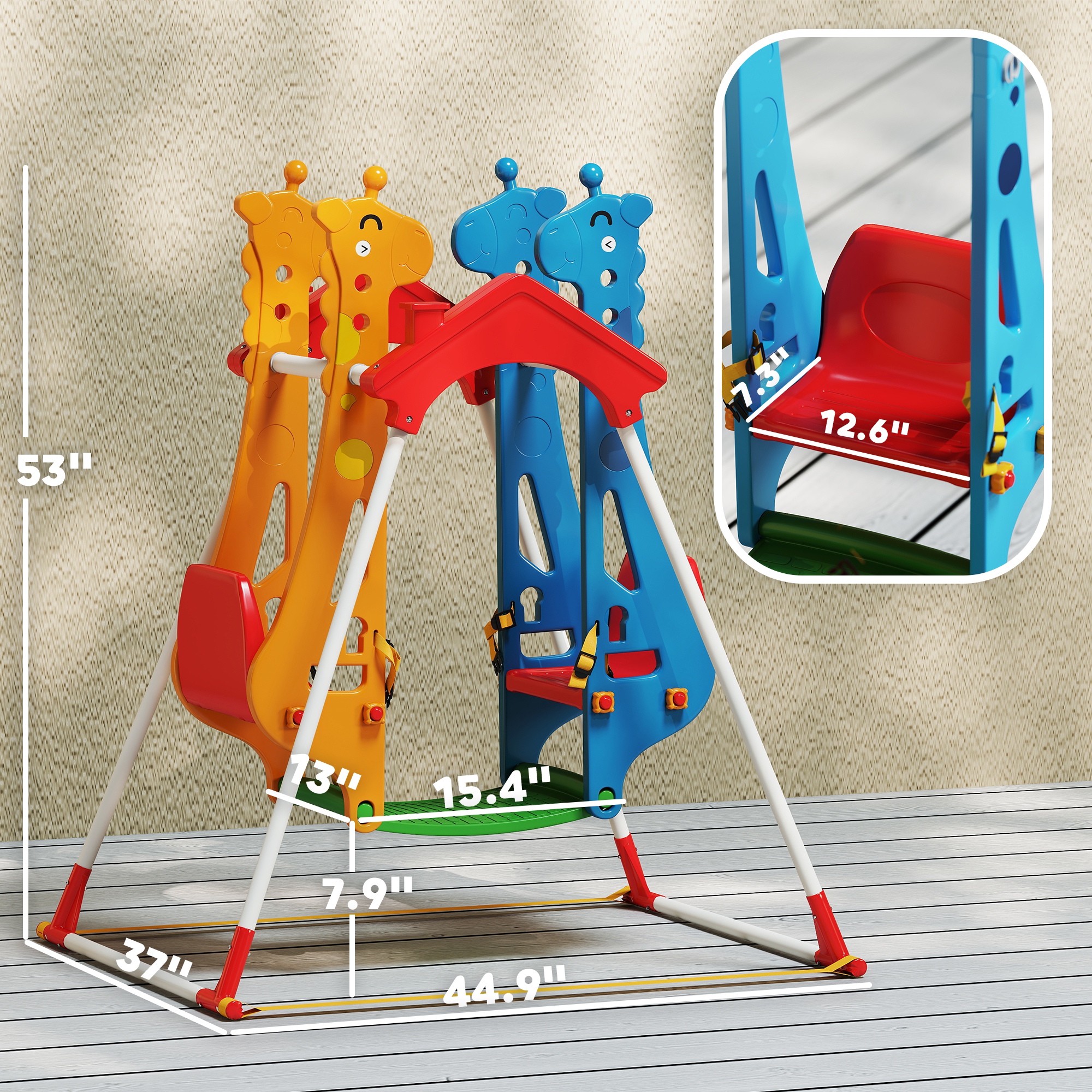 Face To Face Kids Swing Stable - Kids Outdoor Swing And Slide reseña y precio