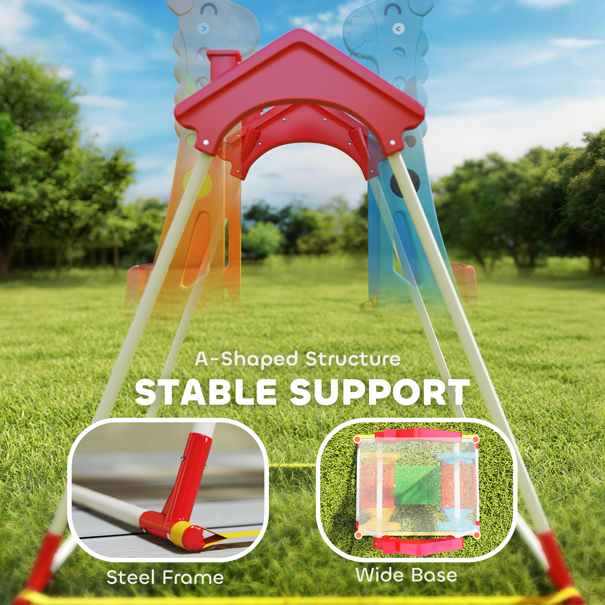 Face To Face Kids Swing Stable - Kids Outdoor Swing And Slide reseña y precio