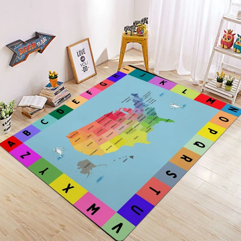 Classroom Rug for Kids Educati - Kids Outdoor Seating reseña y precio