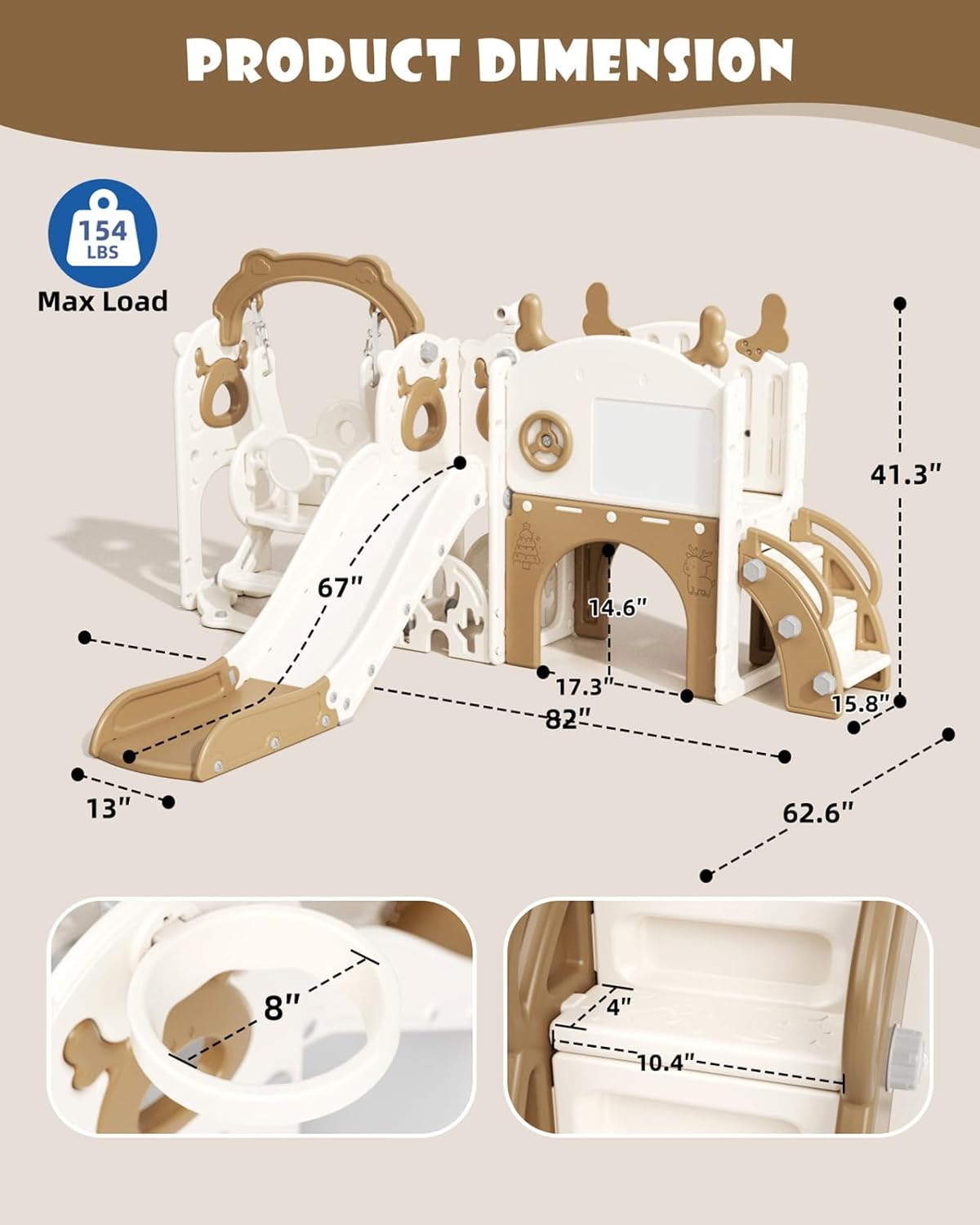 13-in-1 Toddler Slide and Swin - Kids Outdoor Swing And Slide reseña y precio