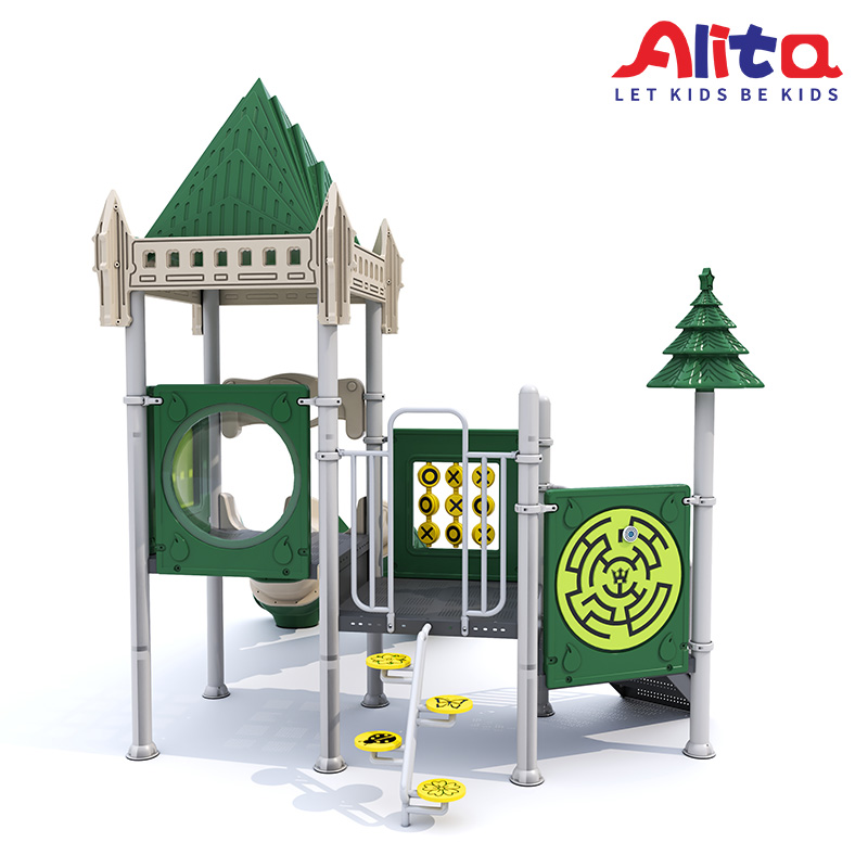 Classical Outdoor Kid Playgrou - Kids Outdoor Swing And Slide reseña y precio