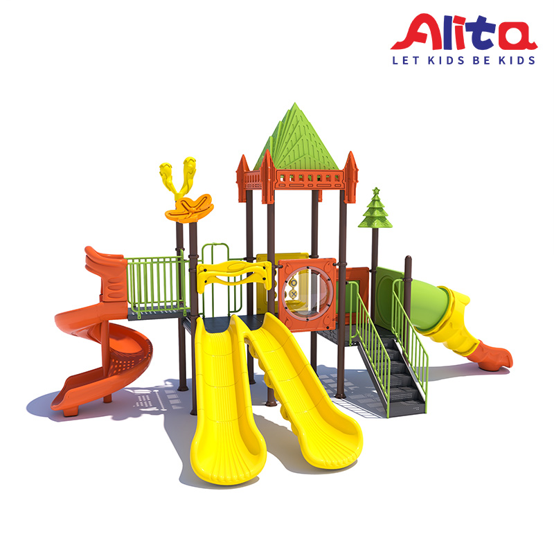 Classical Outdoor Kid Playgrou - Kids Outdoor Swing And Slide reseña y precio