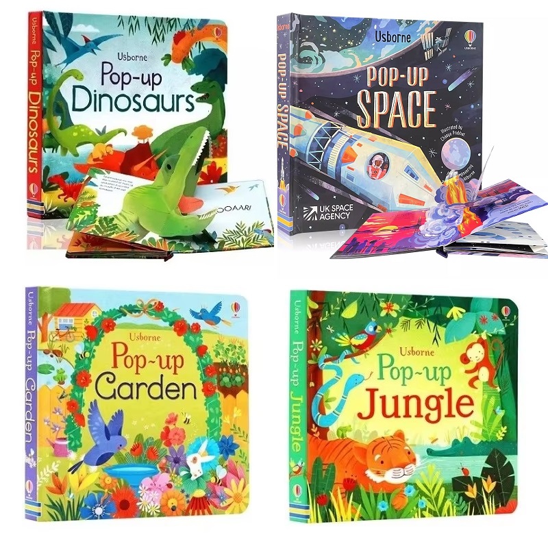 Usborne Pop Up Dinosaurs/Jungl - Kids Outdoor Tools reseña y precio
