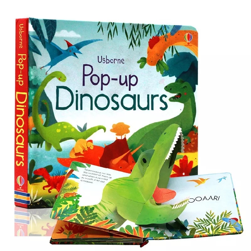 Usborne Pop Up Dinosaurs/Jungl - Kids Outdoor Tools reseña y precio
