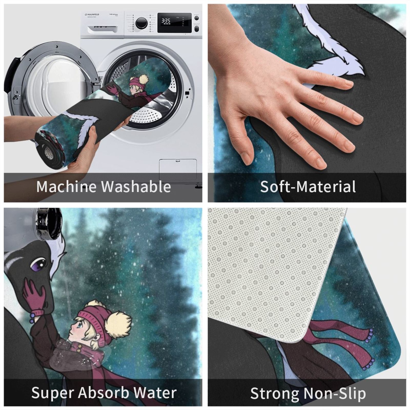 Orgo School-& Neve Carpet Mat  - Kids Outdoor Floor Cushions reseña y precio