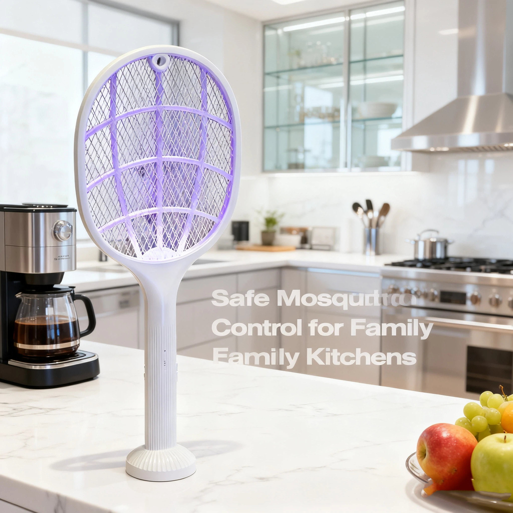 2-in-1 Smart Bug Zapper Racket - Bug Catching Kit reseña y precio