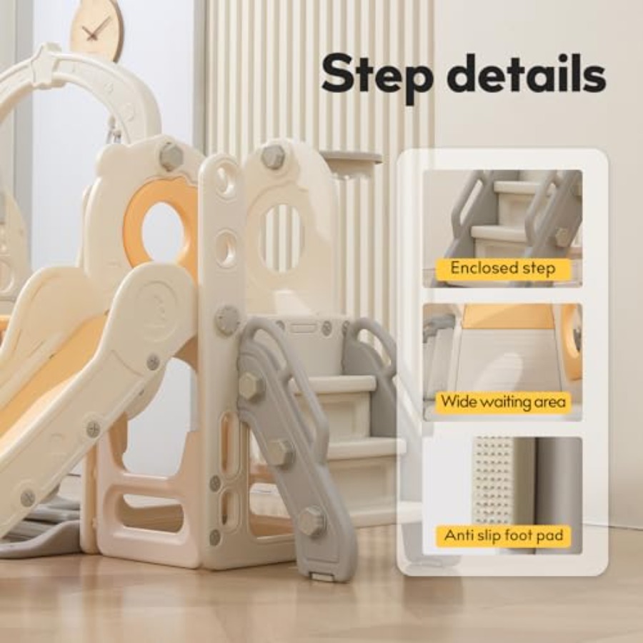 Freestanding Toddler Slide wit - Kids Outdoor Swing And Slide reseña y precio